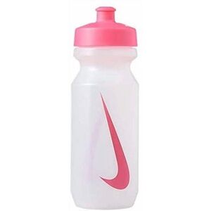 Nike White Water Bottle with Pink Cap and Pink Swoosh